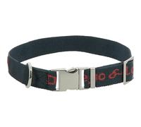 Collier pour chien en nylon Diego & Louna Gris 50 cm x 2,50 cm