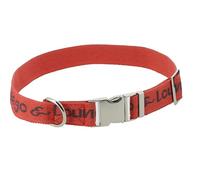 Collier pour chien en nylon Diego & Louna Rouge 50 cm x 2,50 cm