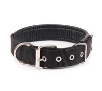 Collier pour chien en nylon respirant de couleur unie - Collier tactique militaire réglable pour chien - Pour le camping et la chasse - Collier pour cage en peluche - Collier pour bouledogue et beagle