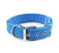 Collier pour chien en nylon respirant de couleur unie - Collier tactique militaire réglable pour chien - Collier pour chien de camping - Collier de chasse - Cage en peluche - Collier pour bouledogue