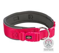 Trixie Collier de qualité supérieure 1995911 - réglable L‑XL 53–62 cm 50 mm néoprène fuchsia