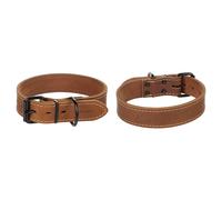 Collier Pour Chien Flamingo Montana Large Cognac Pour Grandes Races, Cuir, Stylé