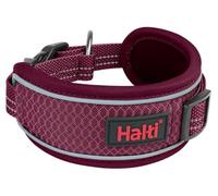 Collier pour Chien HALTI Anatomie - Design Large, Recommandé par Les vétérinaires pour soulager la Pression, Rembourré en Néoprène, Réglable, Laisse & Harnais Assortis (Taille XS, Magenta)