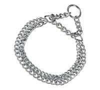 Collier pour Chien Hs Sprenger Argenté 2 mm Double Maillons (50 cm)