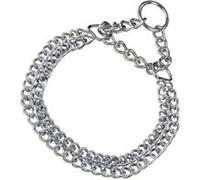 Collier pour Chien Hs Sprenger Argenté 2 mm Double Maillons 50 cm Argent G