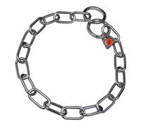 Collier pour Chien Hs Sprenger Argenté 3 mm Maillons Semi-long (50 cm)