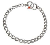 Collier pour Chien Hs Sprenger Argenté 3 mm Mat Maillons Torsadé 65 cm Argent