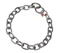 Collier pour Chien Hs Sprenger Argenté 4 mm Maillons Semi-long (64 cm)