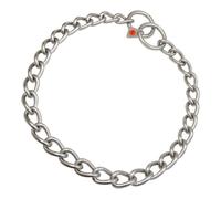 Collier pour Chien Hs Sprenger Argenté Mat 4 mm Maillons Torsadé (60 cm)