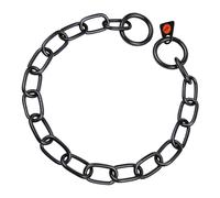 Collier pour Chien Hs Sprenger Noir 3 mm Maillons Semi-long (55 cm)