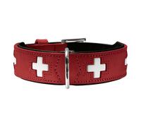 Collier pour Chien Hunter Swiss Rouge/Noir (35-39.5 cm)