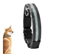 Collier Pour Chien LED - Collier Pour Chien Lumineux LED En Silicone | Collier LED Clignotant Pour Chien | Collier De Lampe De Chien Léger Chargé Par USB Collier De Sécurité De Lumière Clignotante Dou