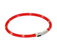 Collier Pour Chien Led Kerbl Maxi Safe 55 Cm Mixte Rouge