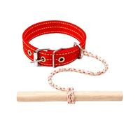 Collier pour chien limiteur de vitesse avec barre et corde | Collier pour soin de chien, utilisation en promenade, parc, jardin, rue, maison, extérieur et intérieur