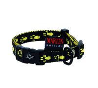 Collier pour chien Martin Sellier Pattes Jaune S (16/30-45 cm)