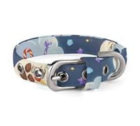 Collier pour chien mignon collier pour chiot endormi ours rêves colliers pour chiens moyens petits chiens collier doux pour chat collier pour animaux de compagnie avec boucle réglable de 17,9 à 25,9