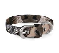 Collier pour chien mignon noir avec boucle en métal réglable doux et confortable pour animaux de compagnie de petite et moyenne taille
