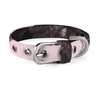 Collier pour chien mignon noir avec boucle en métal réglable doux et confortable pour animaux de compagnie de petite et moyenne taille
