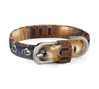 Collier pour chien mignon pour chiot, beau collier Venise la nuit pour chiens de taille moyenne et petite, collier souple pour chat avec boucle réglable de 20 à 26 cm
