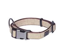 Collier pour chien Nobby Pet Linen Deluxe Marron M/L