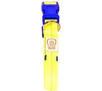 Collier pour chien nylon lumineux Duvoplus USB Jaune 30x40x2,5 cm