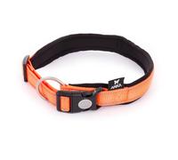 Collier pour chien nylon réglable Arka Haok L Orange 25x55/60 cm