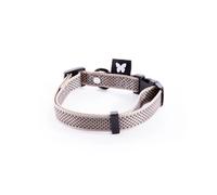 Collier pour chien nylon réglable Martin Sellier S Beige 15x30/45 cm