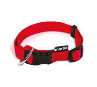 Collier pour chien nylon réglable Martin Sellier S Rouge 16x30/45 cm
