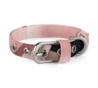 Collier pour chien pivoine réglable doux et confortable avec boucle en métal pour animal domestique de petite et moyenne taille