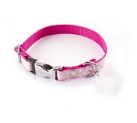 Collier pour chien pois Alter Ego S Rose 15x23/33 cm