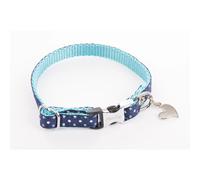 Collier pour chien pois Alter Ego XS Bleu 10x17/27 cm