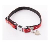 Collier pour chien pois Alter Ego XS Rouge 10x17/27 cm
