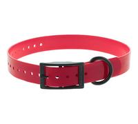 Collier pour chien polyuréthane boucle double Canihunt Xtreme Rouge 1,9x0,25x45 cm