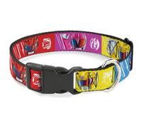 Collier pour chien Power Rangers à clip en plastique