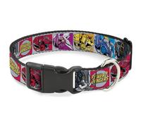 Collier pour chien Power Rangers à clip en plastique