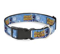 Collier pour chien Power Rangers à clip en plastique