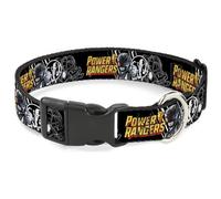 Collier pour chien Power Rangers à clip en plastique