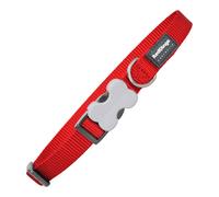 Collier pour Chien Red Dingo Lisse Rouge (1,2 x 20-32 cm)