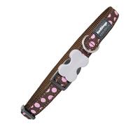 Collier pour Chien Red Dingo Pois [1,2 x 20-32 cm]