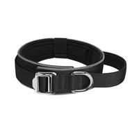 Collier pour chien réglable en nylon avec doublure intérieure douce réfléchissante pour augmenter la sécurité nocturne, collier réfléchissant pour chien avec rembourrage