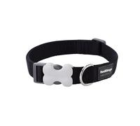 Collier pour chien réglable Red Dingo Noir 20 mm x 31/47 cm