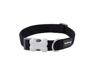 Collier pour chien réglable Red Dingo Noir 20 mm x 31/47 cm