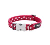 Collier pour chien réglable Red Dingo Rouge 15 mm x 24/36 cm