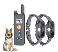 Collier pour Chien, respectueux des Animaux, Confortable et Facile à Utiliser, Compatible avec Tous Les Types de Chiens (Noir)