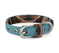 Collier pour chien Teckel mignon réglable doux et confortable avec boucle en métal pour animal domestique de petite et moyenne taille