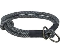 Collier pour chien Trixie Soft Half-Slip Noir/Gris
