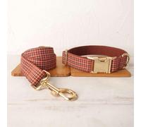 Collier pour Chien Unique, Pratique pour Promener Le Chien, Accessoire de Laisse pour Petit, Moyen et Grand Chien, 5 Tailles - Ensemble Collier et Laisse pour Chien - M