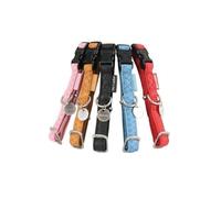 Collier pour chien ZOLUX Mac Leather 15mm - Rouge - Réglable