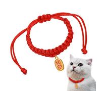 Collier pour chiots pour chiens - Collier pour chien, chat écharpe tissée réglable de 30 cm | Construction en polyester respirant, clôture de costume de vacances, fixation sûre des boutons-pression
