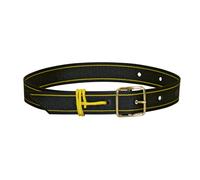 Kerbl Lanière Cloche en polyéthylène, 1 mandrin avec Cordon, Noir/Jaune 40 mm x 110 cm